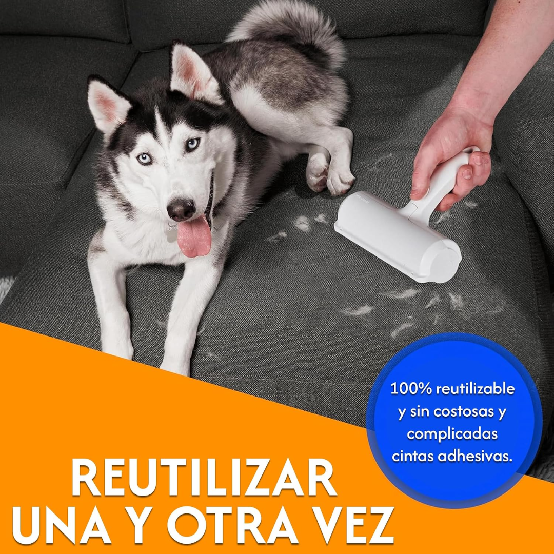 Rodillo Quitapelos Reutilizable para Mascotas
