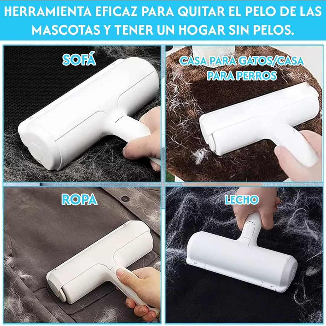 Rodillo Quitapelos Reutilizable para Mascotas