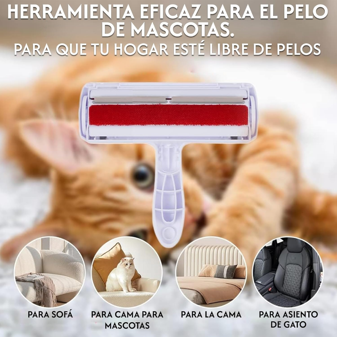 Rodillo Quitapelos Reutilizable para Mascotas